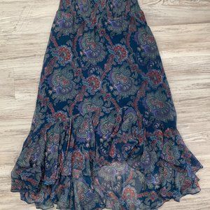 Vanessa Virginia Paisley Maxi Skirt Sz 8